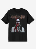 New Years Day Half Black Heart Album Cover T-Shirt