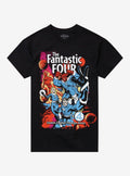 Marvel The Fantastic Four Comic Book TShirt Graphic Tee | Graphic Tee | Unisex Shirt | High-Quality Print