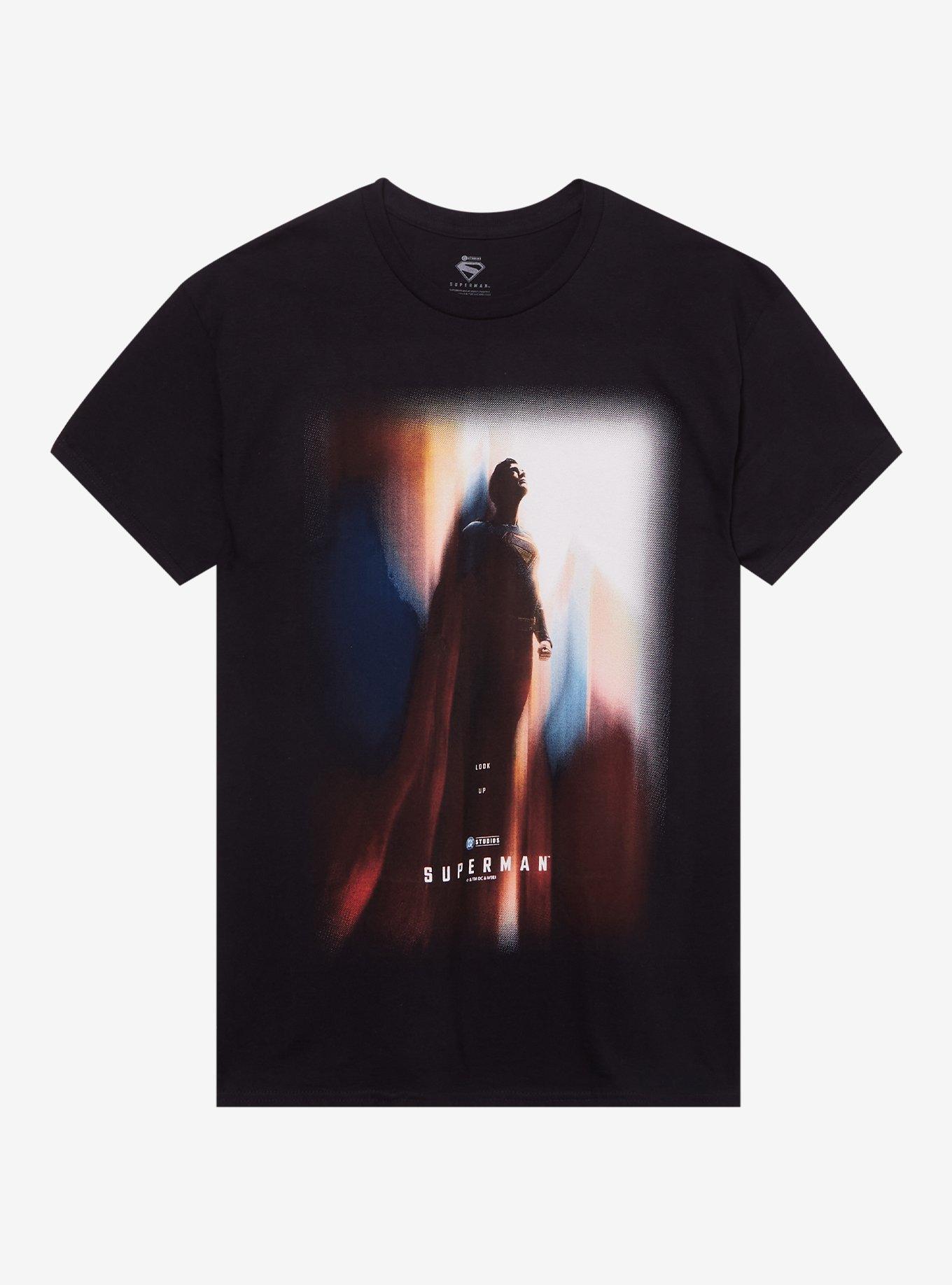 DC Comics Superman Look Up Movie Poster TShirt Graphic Tee | Graphic Tee | Unisex Shirt | Top Trending Fashion