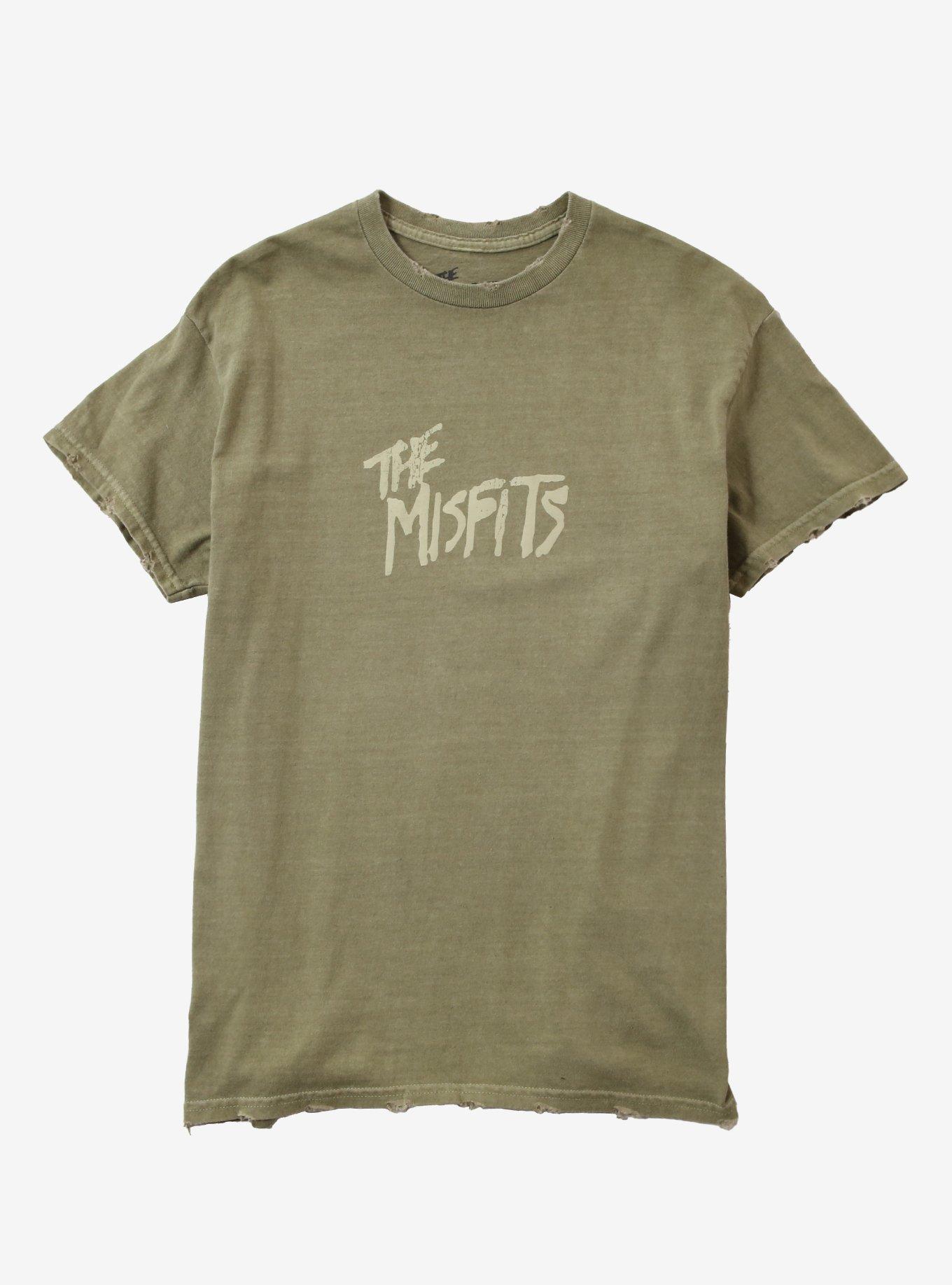 Misfits Devil Lock Skull Destructed T-Shirt