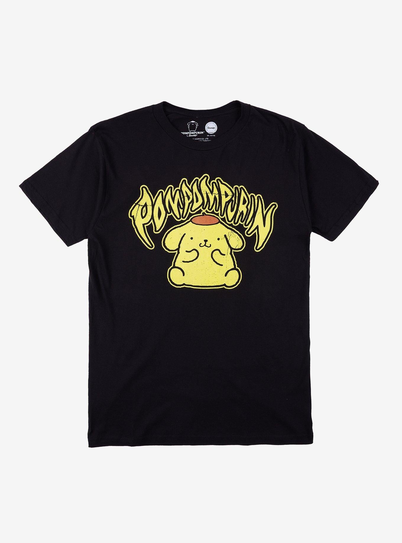 Pompompurin Metal Sitting Girls TShirt Graphic Tee | Graphic Tee | Unisex Shirt | High-Quality Print