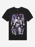 WWE Rhea Ripley Kicking Portrait Girls TShirt Graphic Tee | Graphic Tee | Unisex Shirt | Perfect Gift for Fans