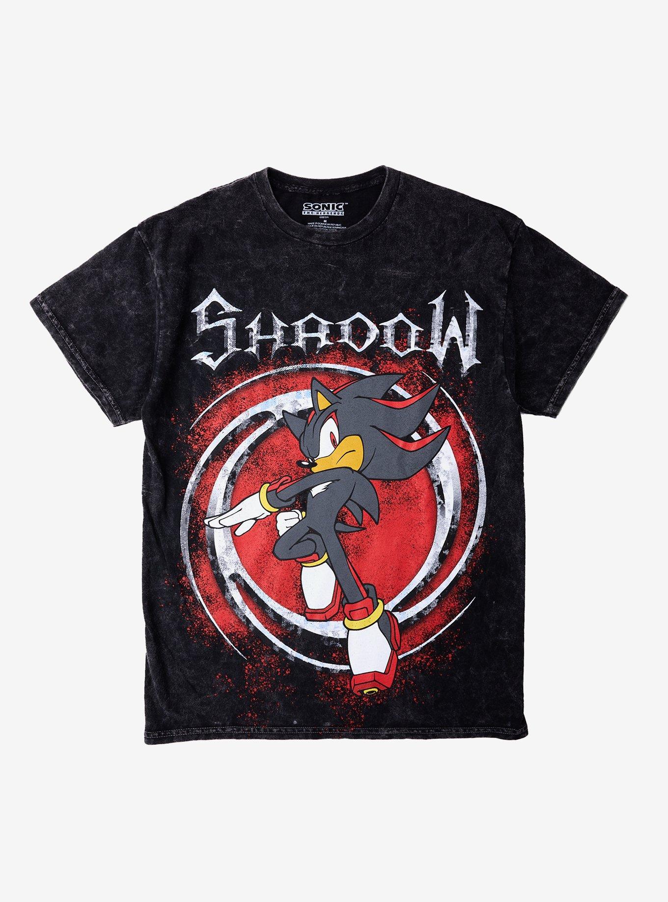 Sonic The Hedgehog Shadow Mineral Wash Girls TShirt Graphic Tee | Graphic Tee | Unisex Shirt | Perfect Gift For Fans
