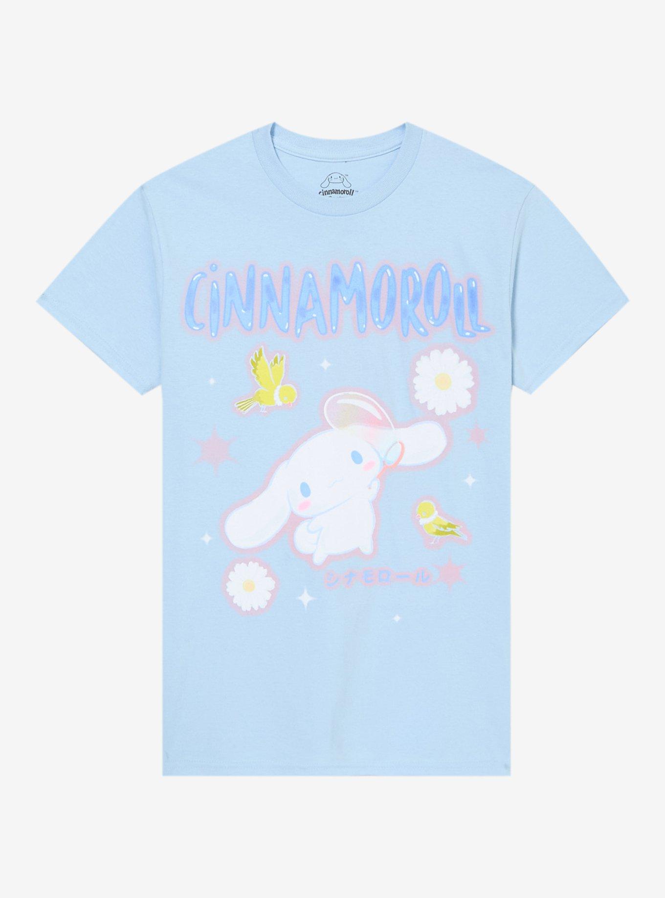 Cinnamoroll Birds Flowers Girls TShirt Graphic Tee | Graphic Tee | Unisex Shirt | Soft Comfortable Wear