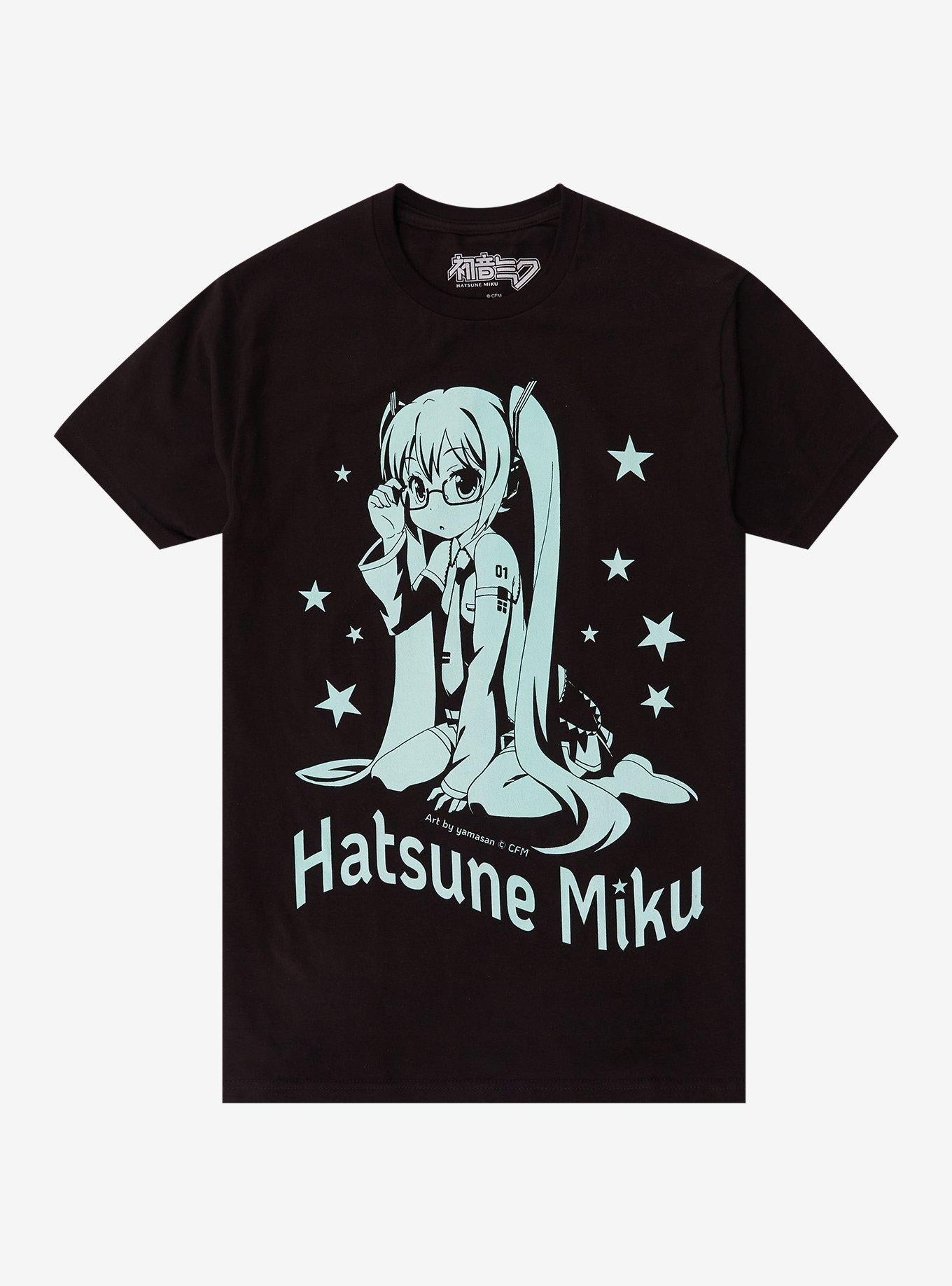 Hatsune Miku Glasses TShirt By Yamasan Graphic Tee | Graphic Tee | Unisex Shirt | Perfect Gift for Fans