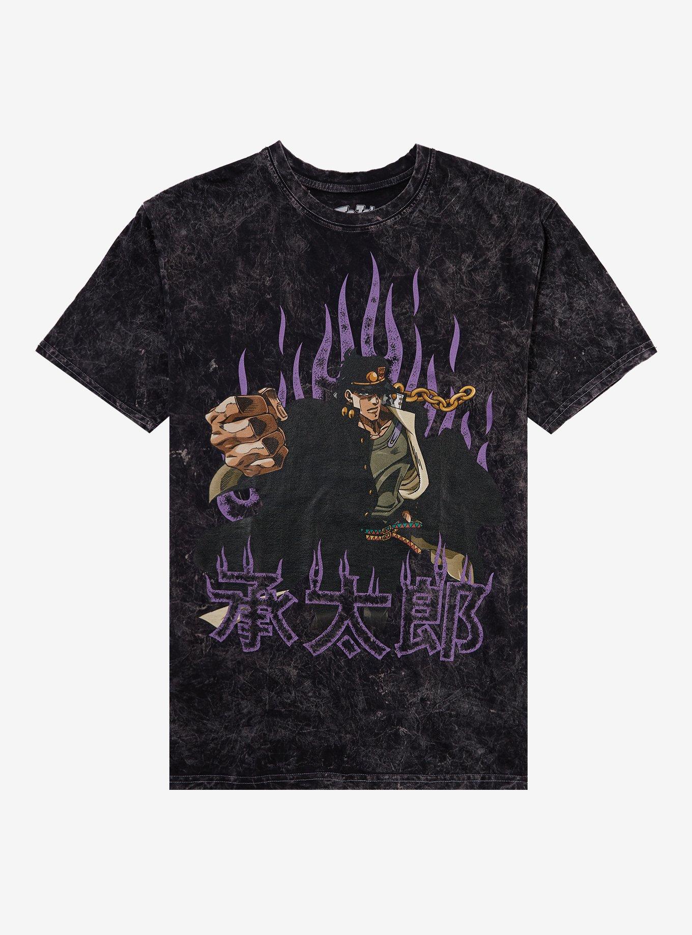 JoJos Bizarre Adventure Jotaro Dark Wash TShirt Graphic Tee | Graphic Tee | Unisex Shirt | Premium Quality Apparel
