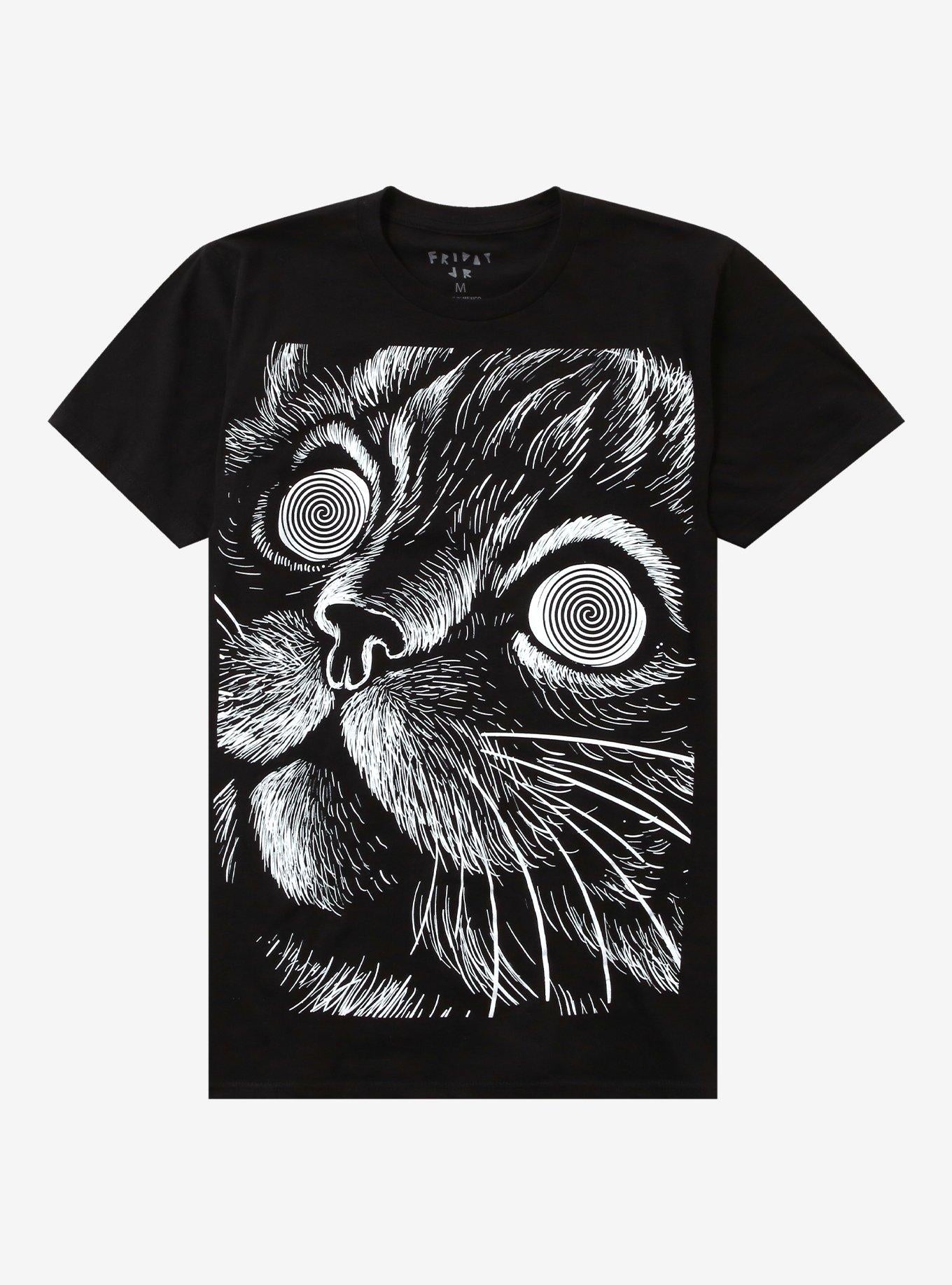 Spiral Cat Eyes Jumbo Print TShirt By Friday Jr Graphic Tee | Graphic Tee | Unisex Shirt | Perfect Gift for Fans
