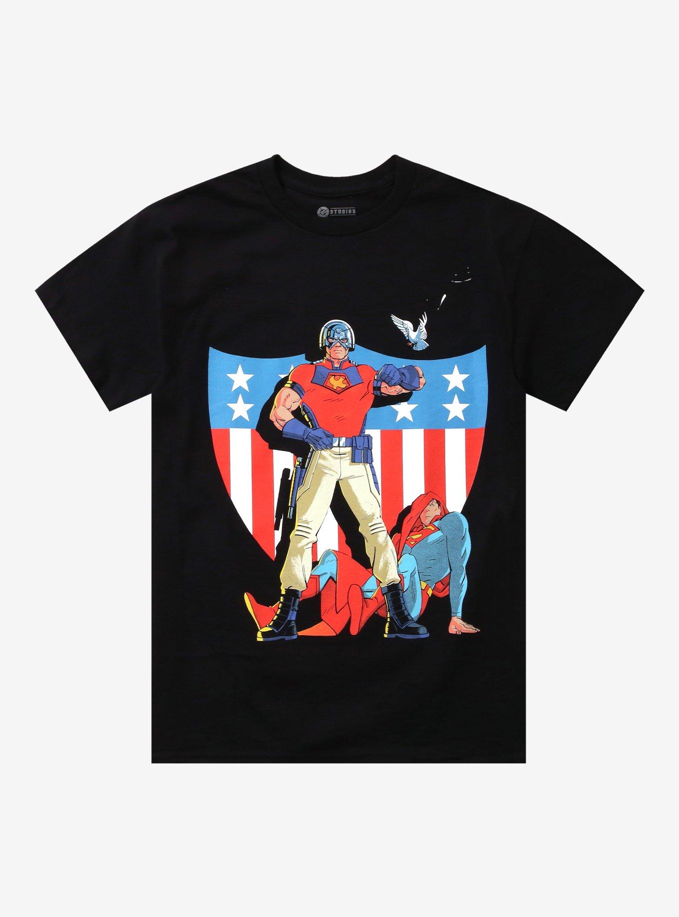 DC Comics Peacemaker Superman TShirt Graphic Tee | Graphic Tee | Unisex Shirt | High-Quality Print
