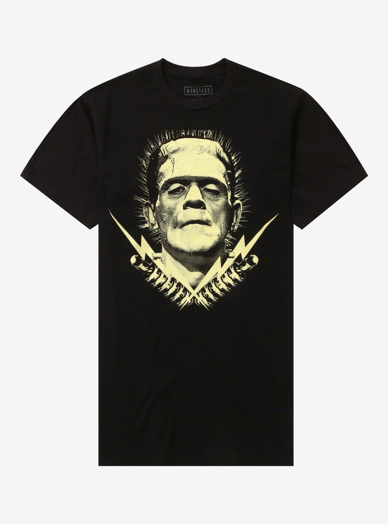 Rock Rebel Universal Monsters Frankenstein Glow-In-The-Dark T-Shirt