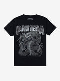 Pantera Dark Navy Blue Electrified Snake Skeleton TShirt Graphic Tee | Graphic Tee | Unisex Shirt | Soft Comfortable Wear