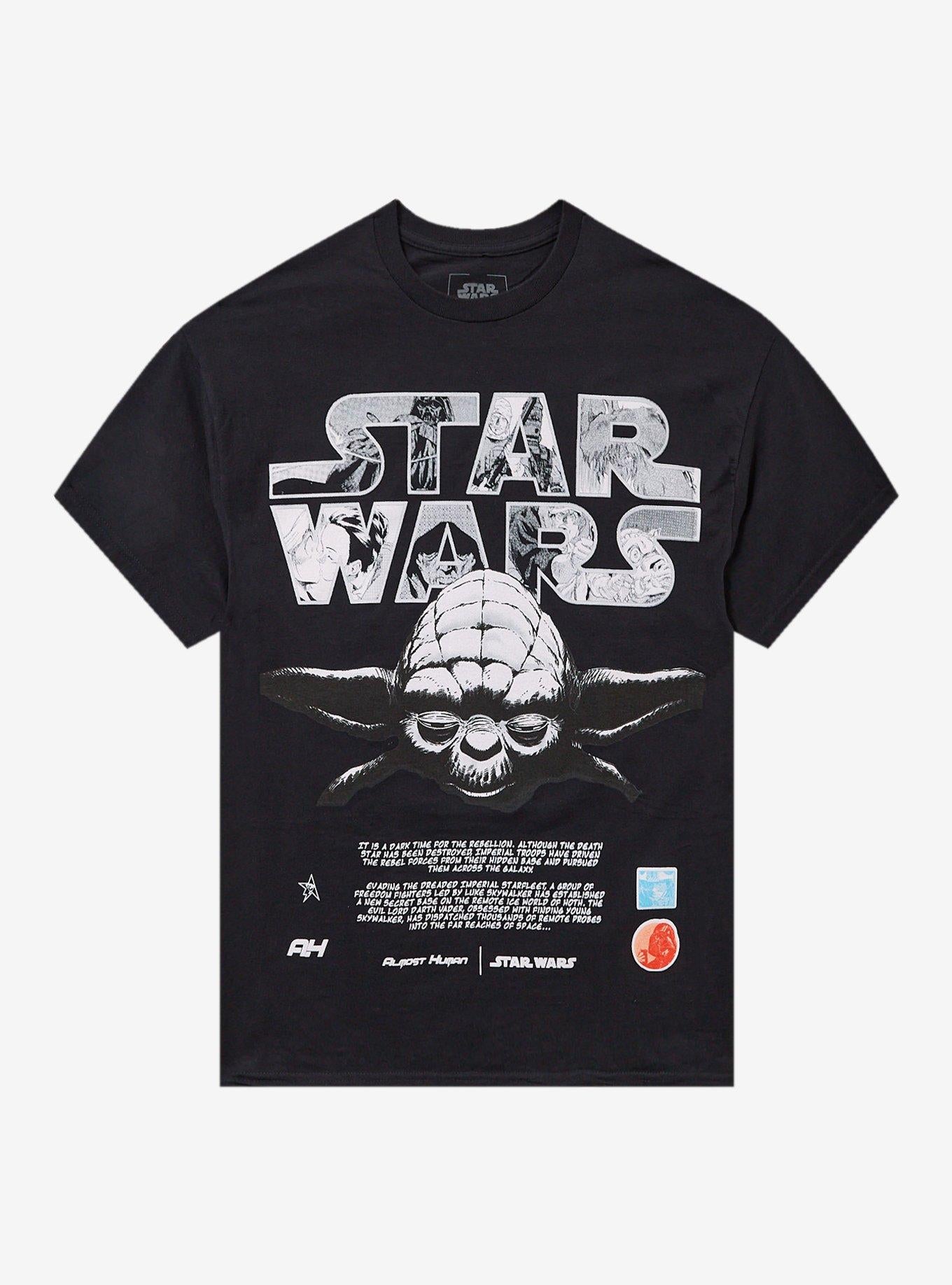 Star Wars Manga Yoda TwoSided TShirt By Almost Human Graphic Tee | Graphic Tee | Unisex Shirt | High-Quality Print
