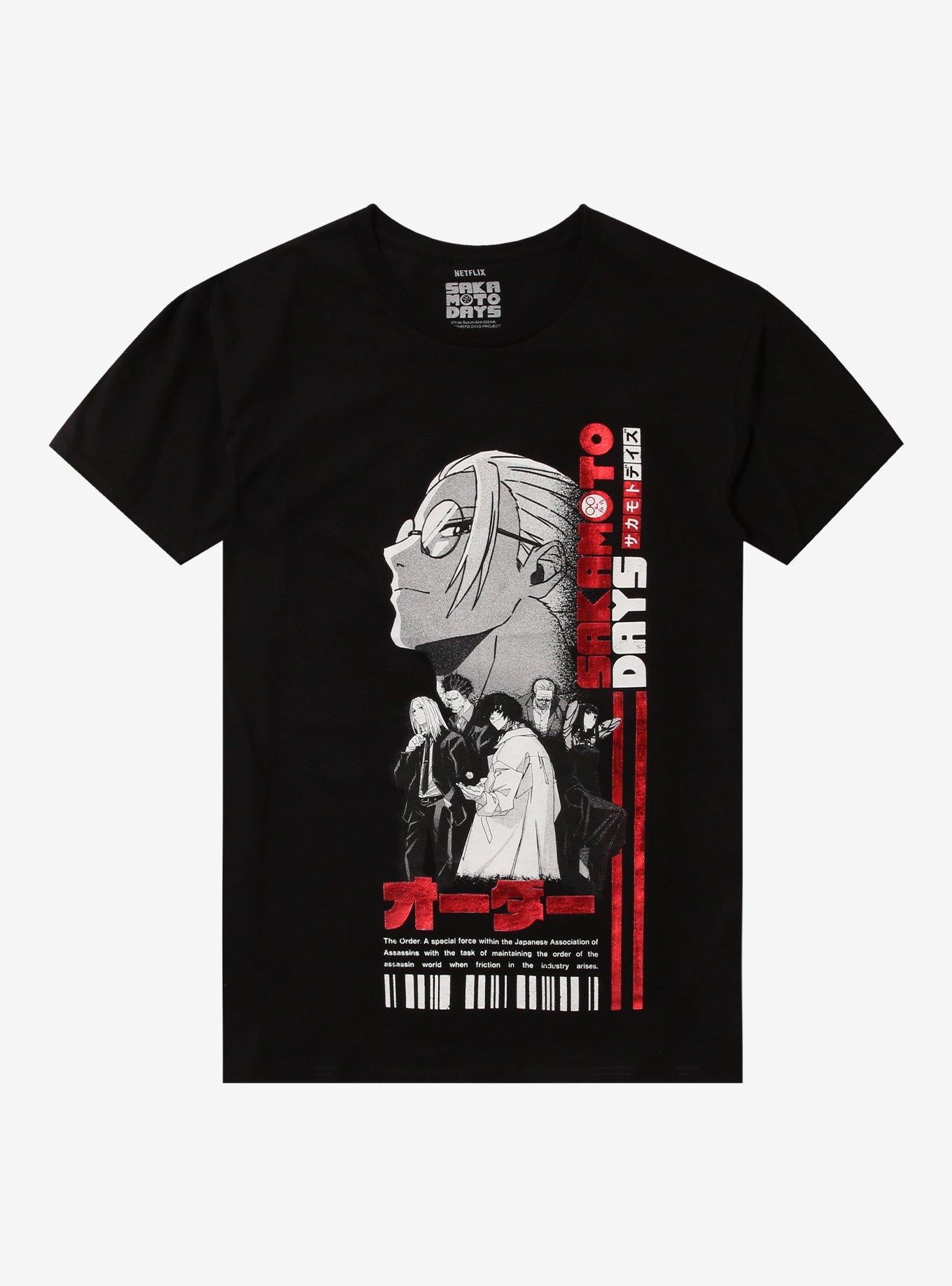 Sakamoto Days The Order Foil TShirt Graphic Tee | Graphic Tee | Unisex Shirt | Premium Quality Apparel