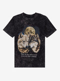 Two Wolves Kissing Dark Wash TShirt Graphic Tee | Graphic Tee | Unisex Shirt | Perfect Gift For Fans