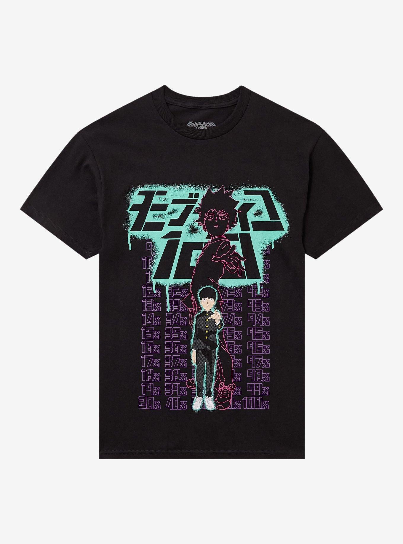 Ghost X Ghost Mob Psycho 100 TShirt Graphic Tee | Graphic Tee | Unisex Shirt | Perfect Gift For Fans