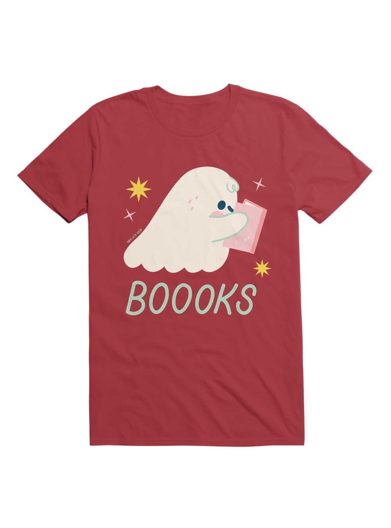 Boooks Book Lover Ghost T Shirt T Shirt Premium Print Gift Ready