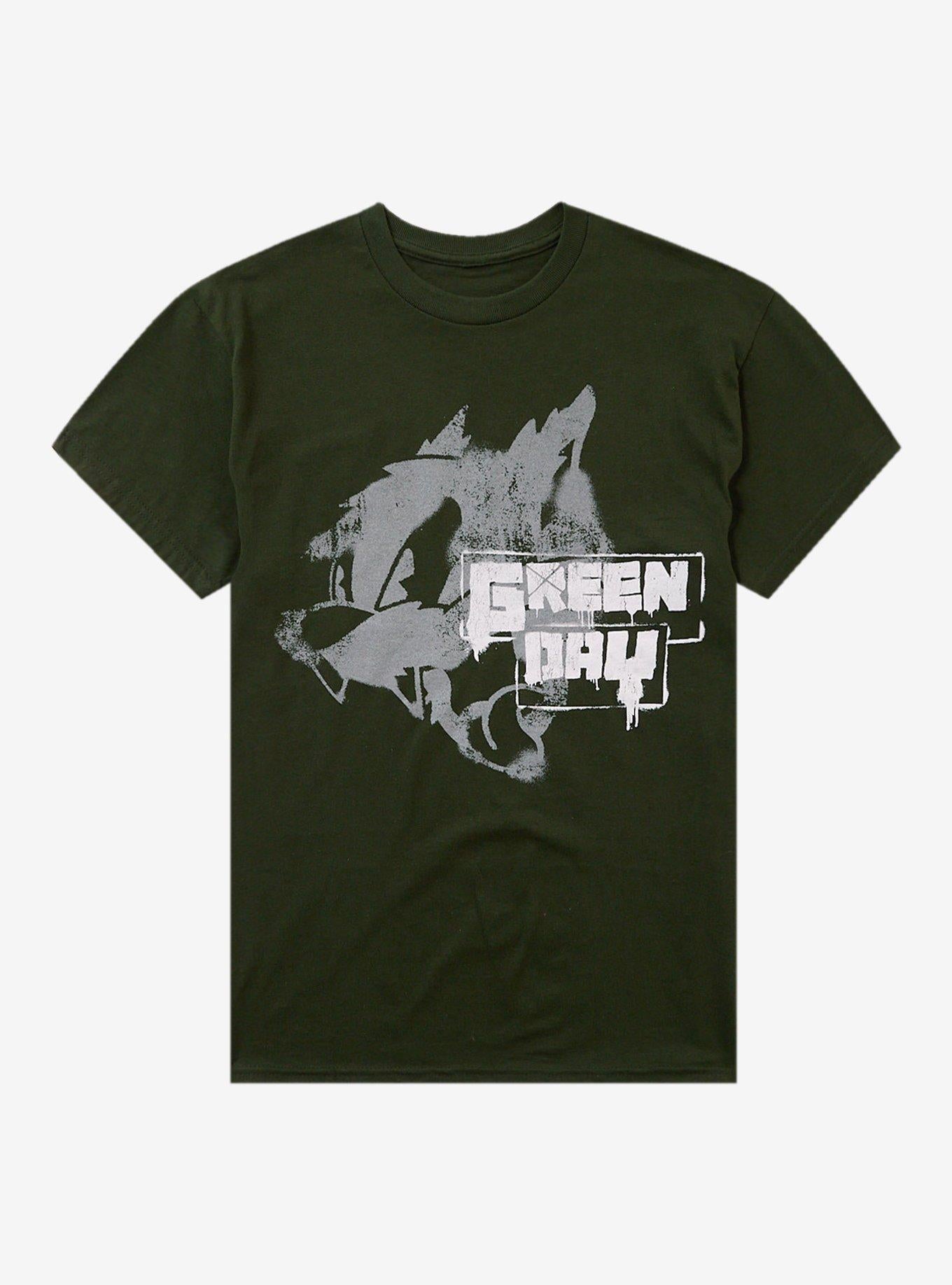 Green Day Hissing Cat Graffiti TShirt Graphic Tee | Graphic Tee | Unisex Shirt | Premium Quality Apparel