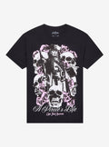 Disney Pirates Of The Caribbean Jack Sparrow Skulls Roses TShirt Graphic Tee | Graphic Tee | Unisex Shirt | Comfortable Daily Wear