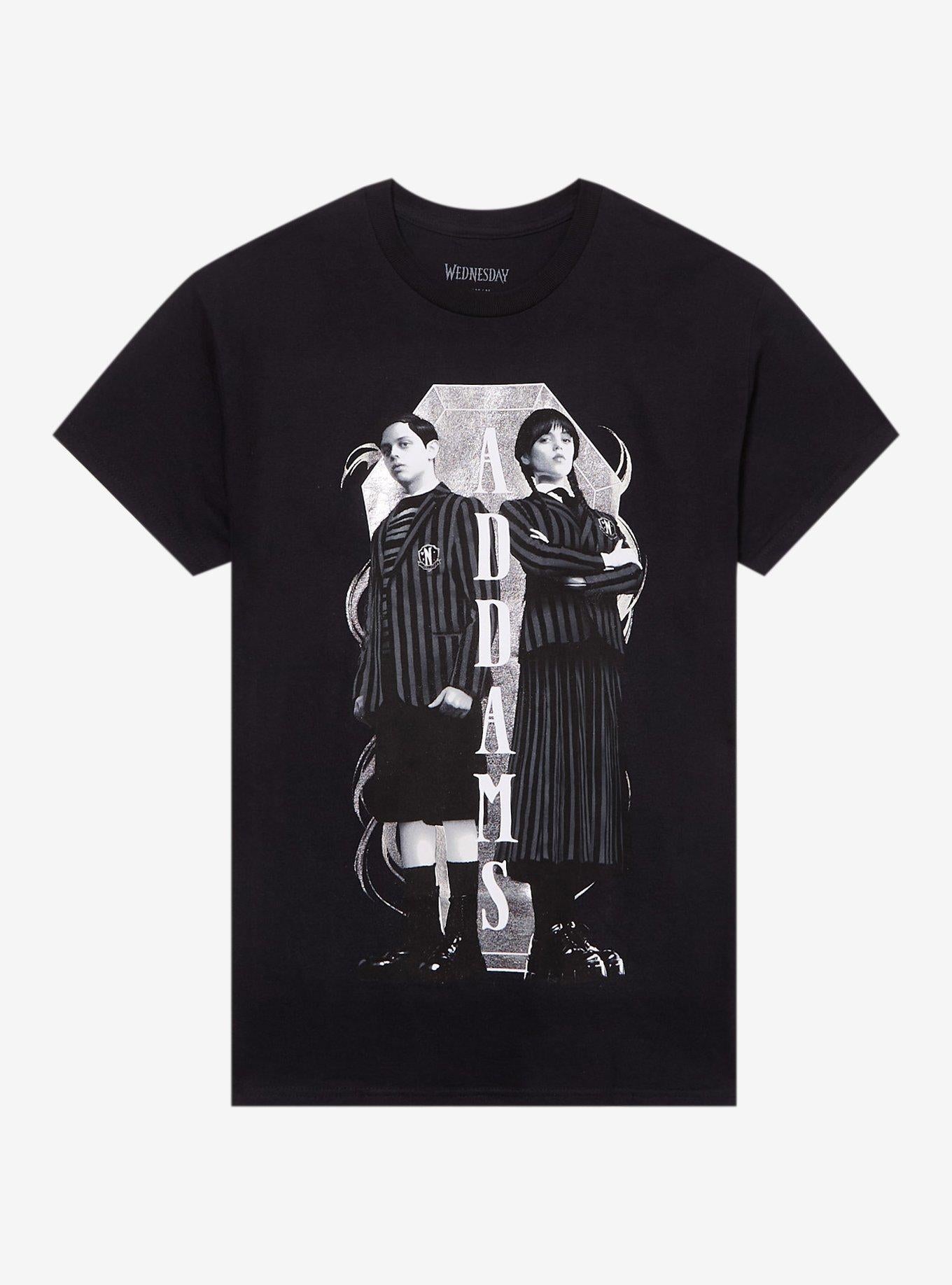 Wednesday Addams Family Duo Girls T-Shirt