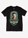 Twilight Charlie Stained Glass Portrait Girls TShirt Graphic Tee | Graphic Tee | Unisex Shirt | Perfect Gift for Fans