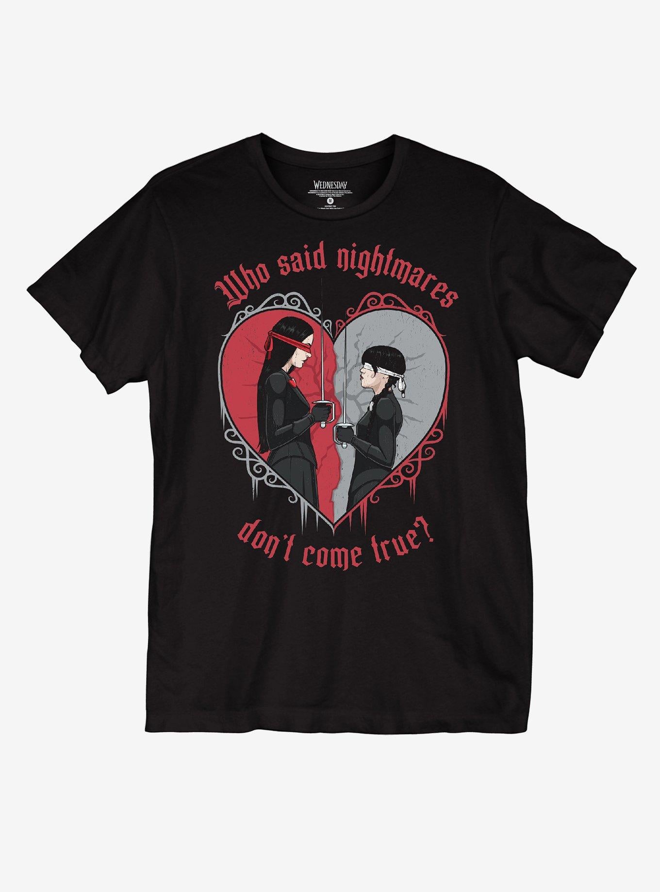 Wednesday Morticia Wednesday Split Heart Girls TShirt Graphic Tee | Graphic Tee | Unisex Shirt | Premium Quality Apparel
