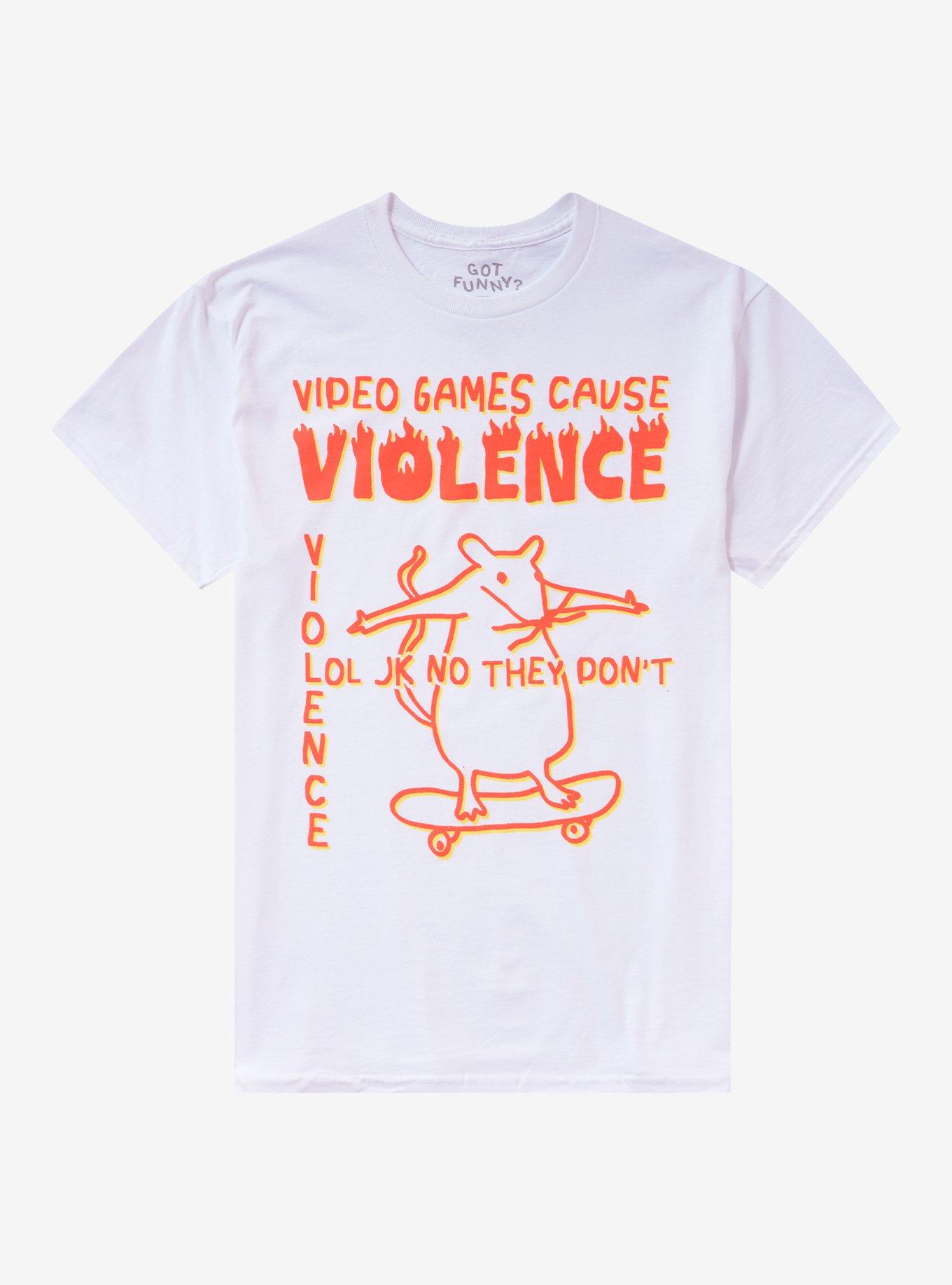 Video Game Violence JK T Shirt By Got Funny T Shirt Premium Print Humor Gift