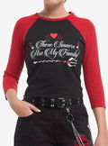 Hazbin Hotel Family Sinners Girls Raglan TShirt Graphic Tee | Graphic Tee | Unisex Shirt | Premium Quality Apparel