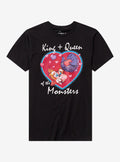 Godzilla & Mothra Heart King & Queen T-Shirt