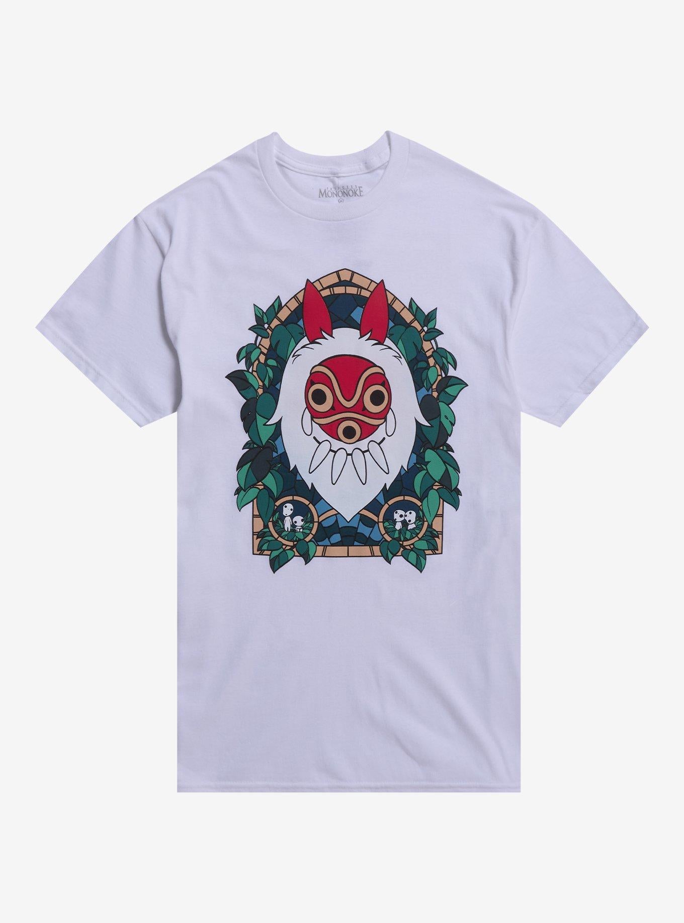 Studio Ghibli Princess Mononoke San Stained Glass TShirt Graphic Tee | Graphic Tee | Unisex Shirt | Premium Quality Apparel