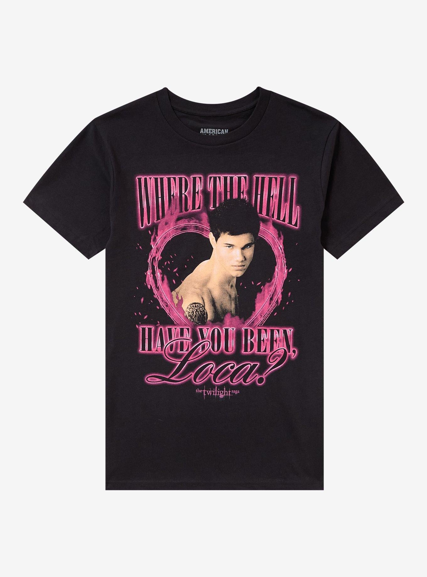 The Twilight Saga Jacob Loca Bold Heart TShirt Graphic Tee | Graphic Tee | Unisex Shirt | Soft Comfortable Wear
