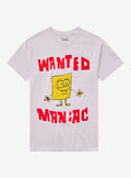 SpongeBob SquarePants Wanted Maniac Poster T-Shirt