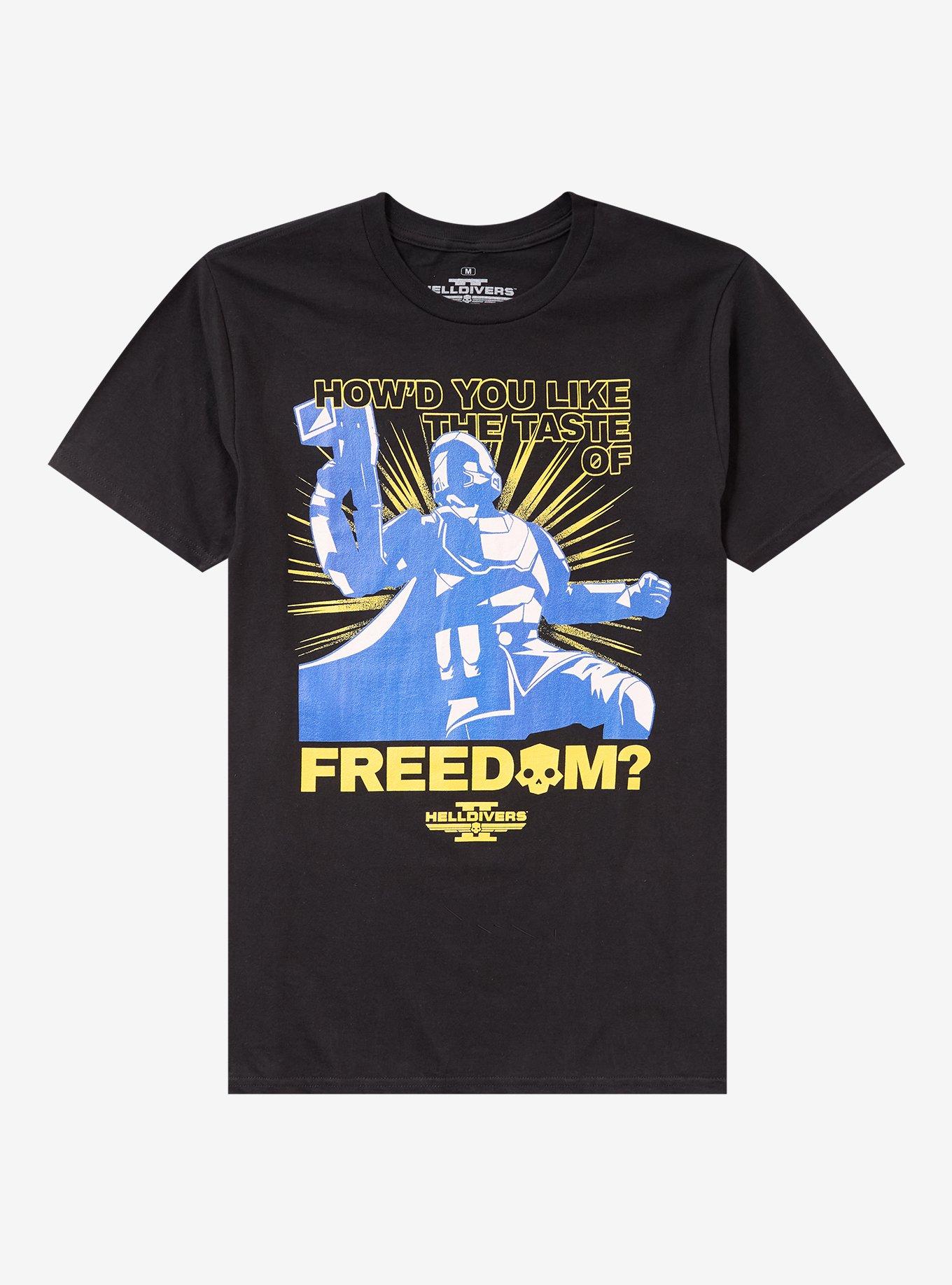Helldivers Taste Of Freedom TShirt Graphic Tee | Graphic Tee | Unisex Shirt | Best-Selling Design