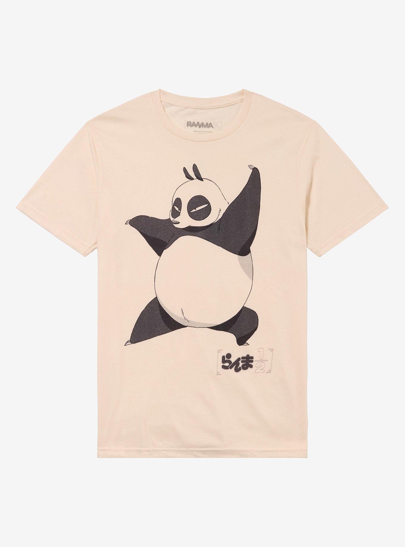 Ranma 12 Genma Saotome Panda T Shirt T Shirt Streetwear Style Best Seller Look