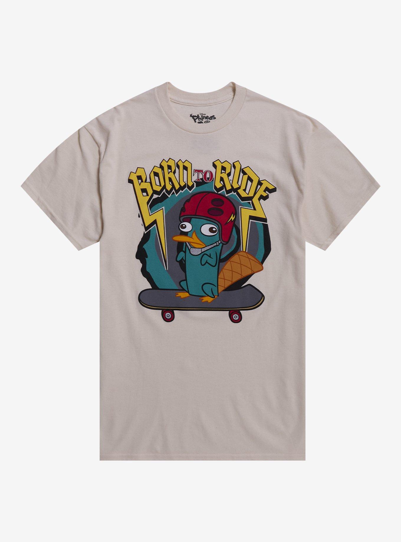 Disney Phineas And Ferb Perry Skateboard TShirt Graphic Tee | Graphic Tee | Unisex Shirt | Top Trending Fashion