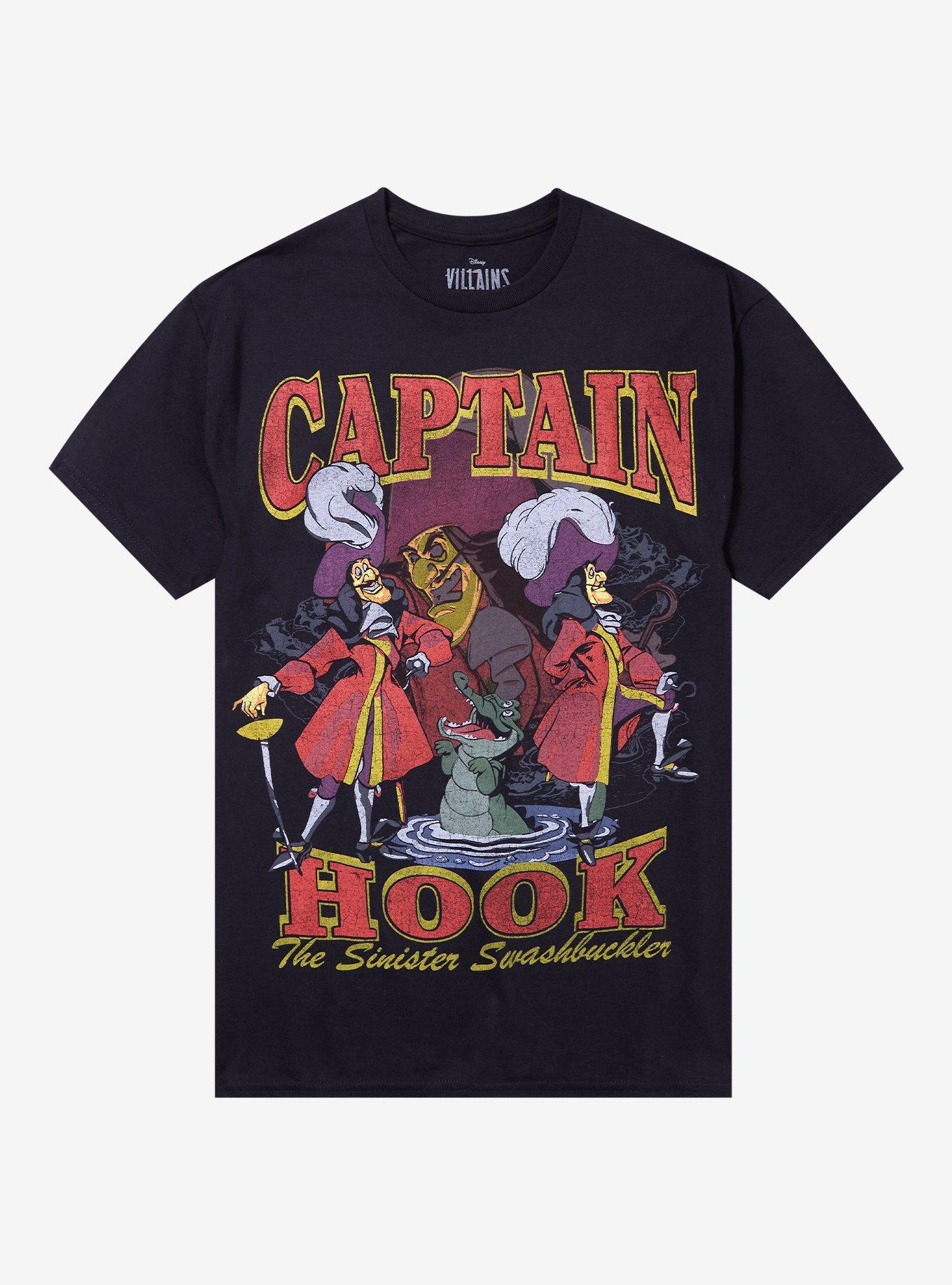 Disney Peter Pan Captain Hook Collage TShirt Graphic Tee | Graphic Tee | Unisex Shirt | Premium Quality Apparel