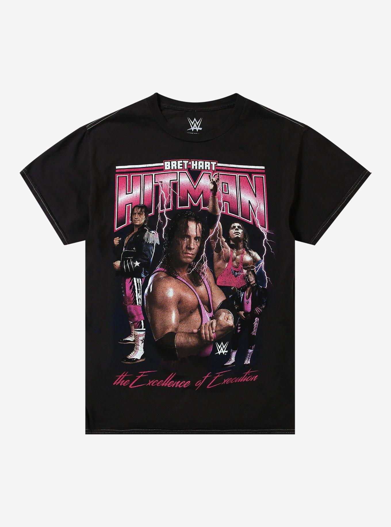 WWE Bret Hart Hitman Collage TShirt Graphic Tee | Graphic Tee | Unisex Shirt | High-Quality Print