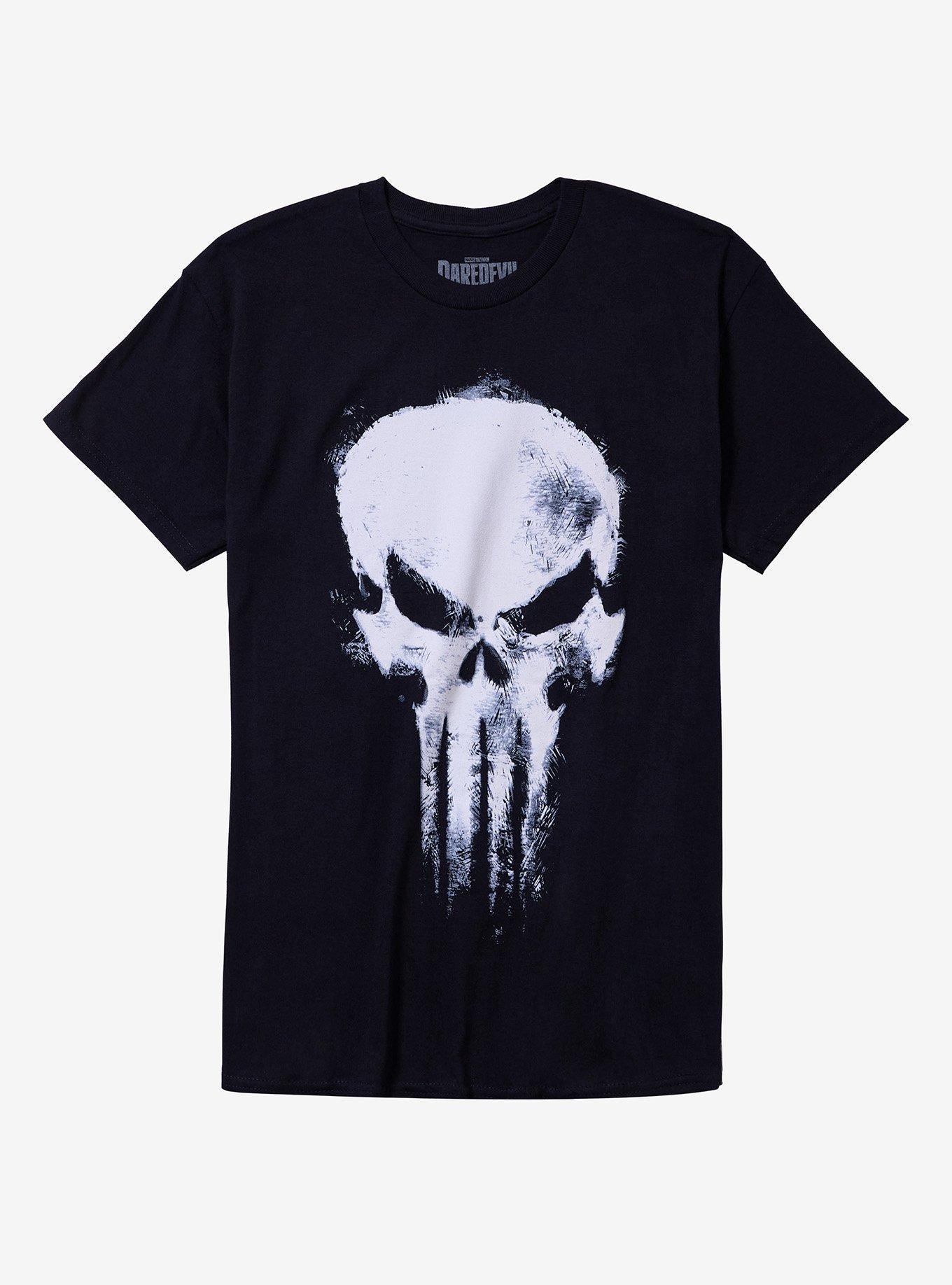 Marvel Daredevil: Born Again Punisher Skull T-Shirt