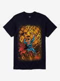 DC Comics Superman Daily Planet Flames TShirt Graphic Tee | Graphic Tee | Unisex Shirt | Best-Selling Design