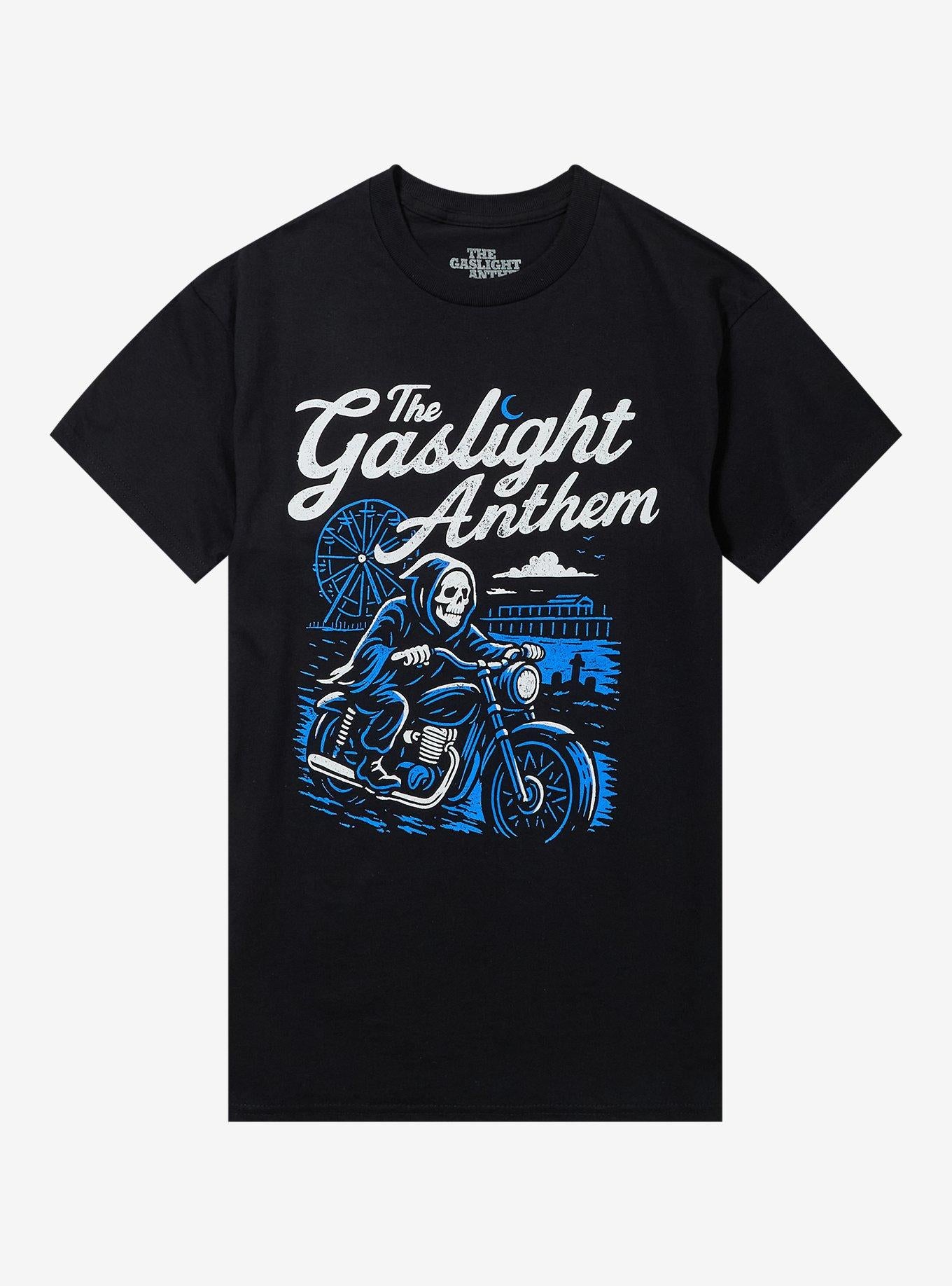 The Gaslight Anthem Grim Reaper Motorcycle T-Shirt