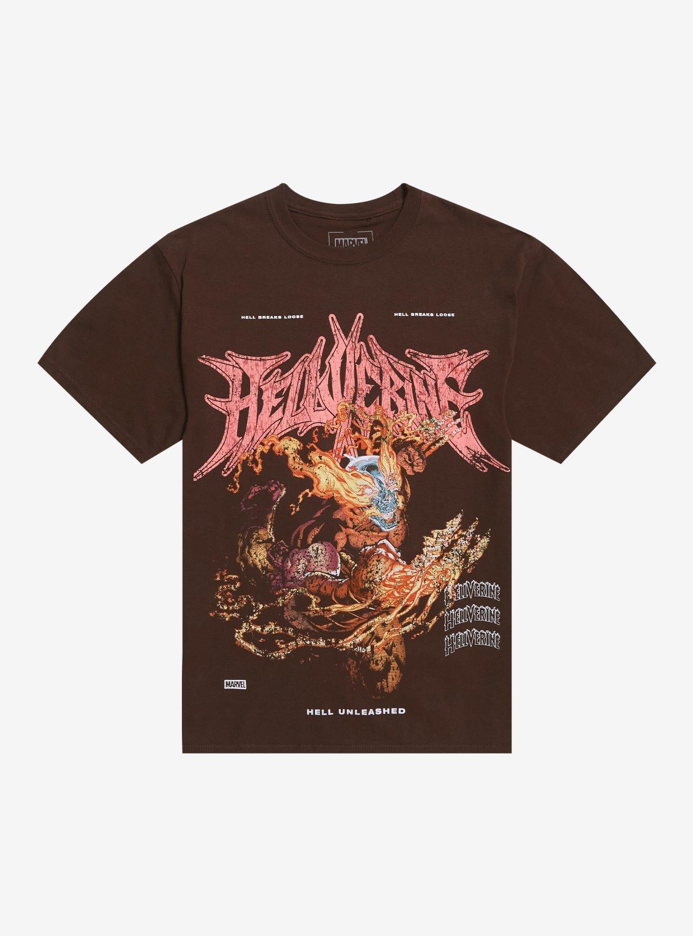 Marvel Hellverine Flame Claws T-Shirt