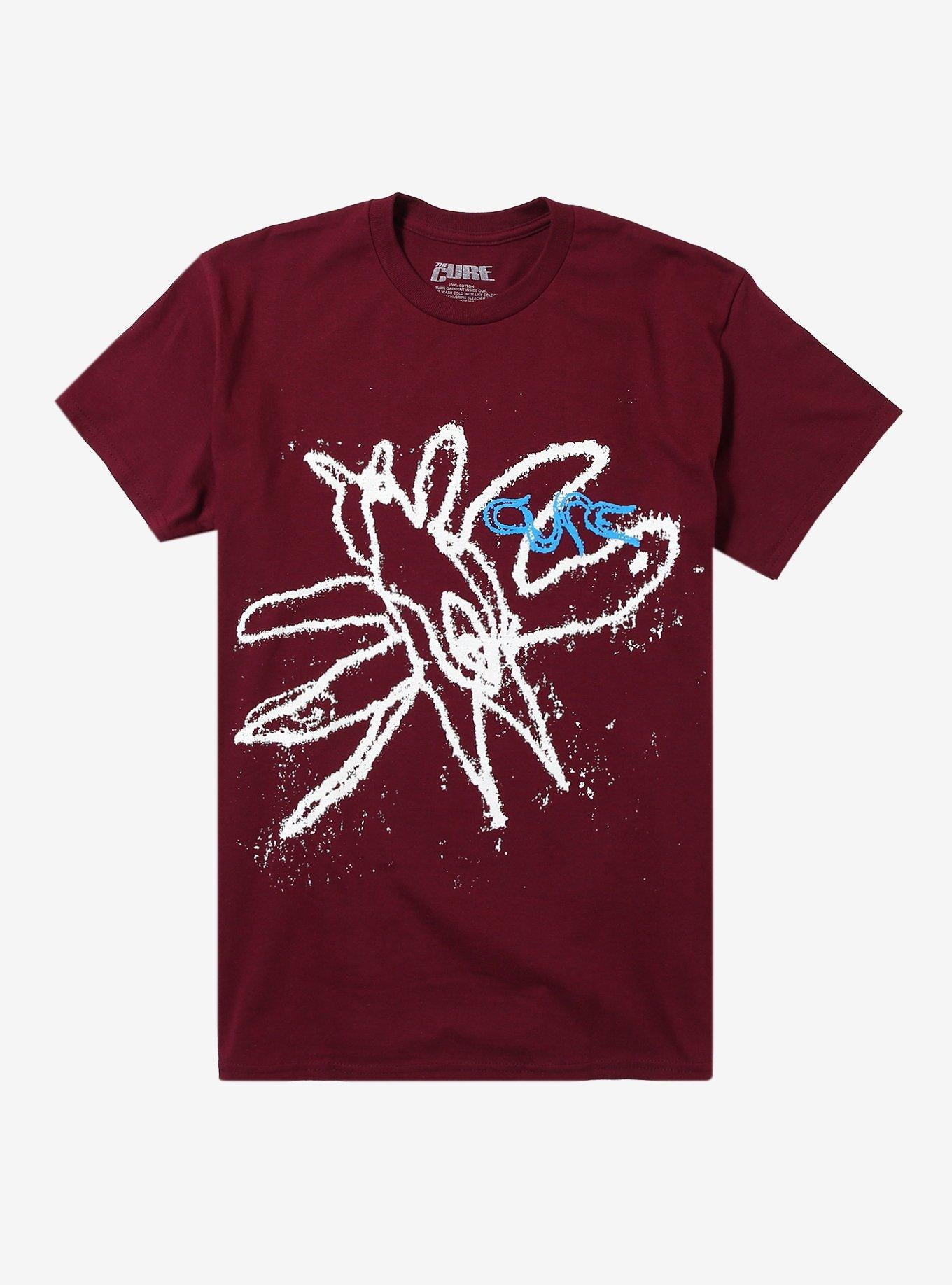 The Cure Wish Maroon TShirt Graphic Tee | Graphic Tee | Unisex Shirt | Best-Selling Design