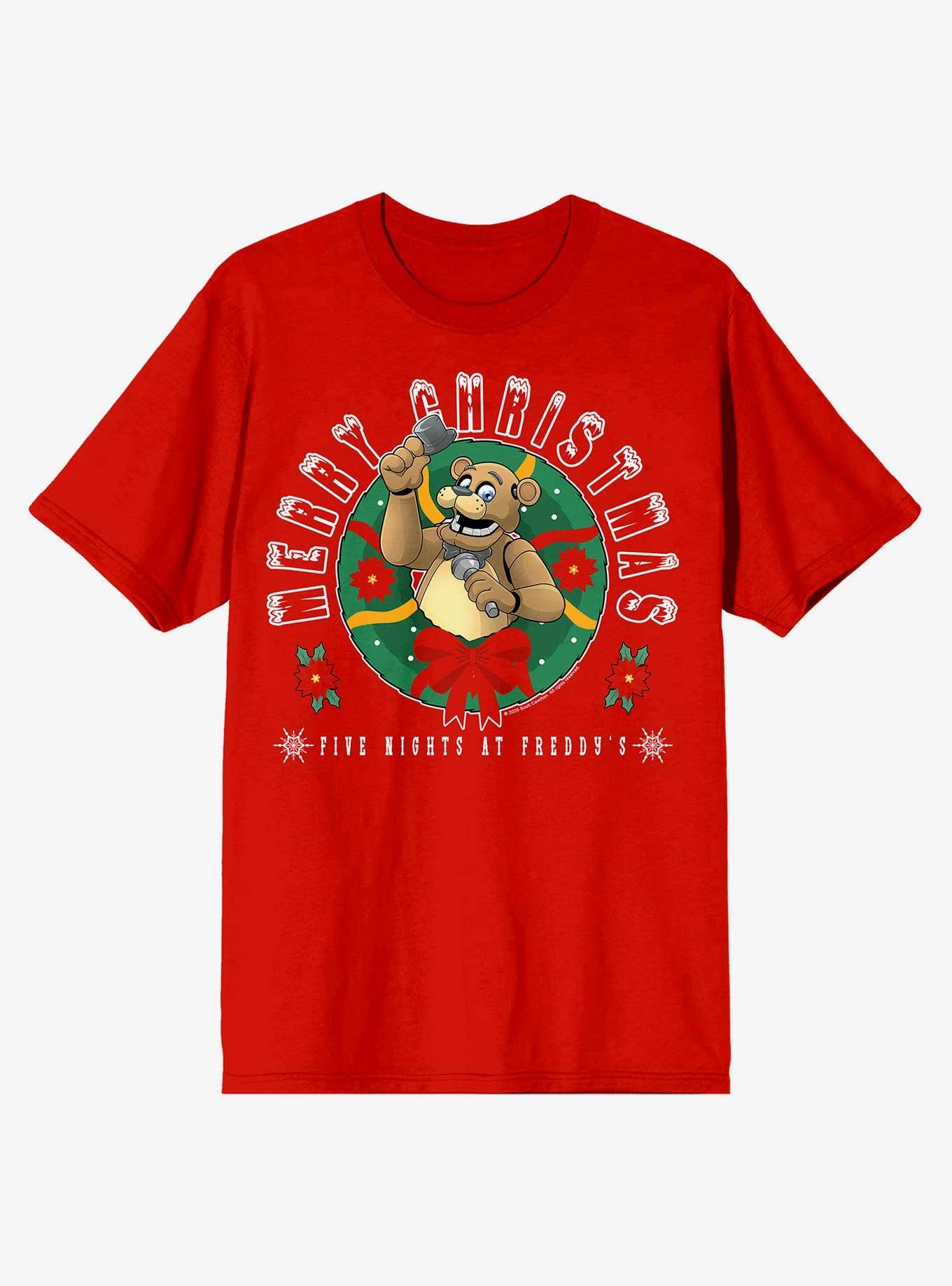 Five Nights At Freddy's Merry Christmas T-Shirt T-Shirt | Top Trending Artwork | Trending Now