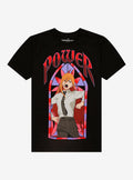 Chainsaw Man Power Stained Glass Portrait TShirt Graphic Tee | Graphic Tee | Unisex Shirt | Premium Quality Apparel