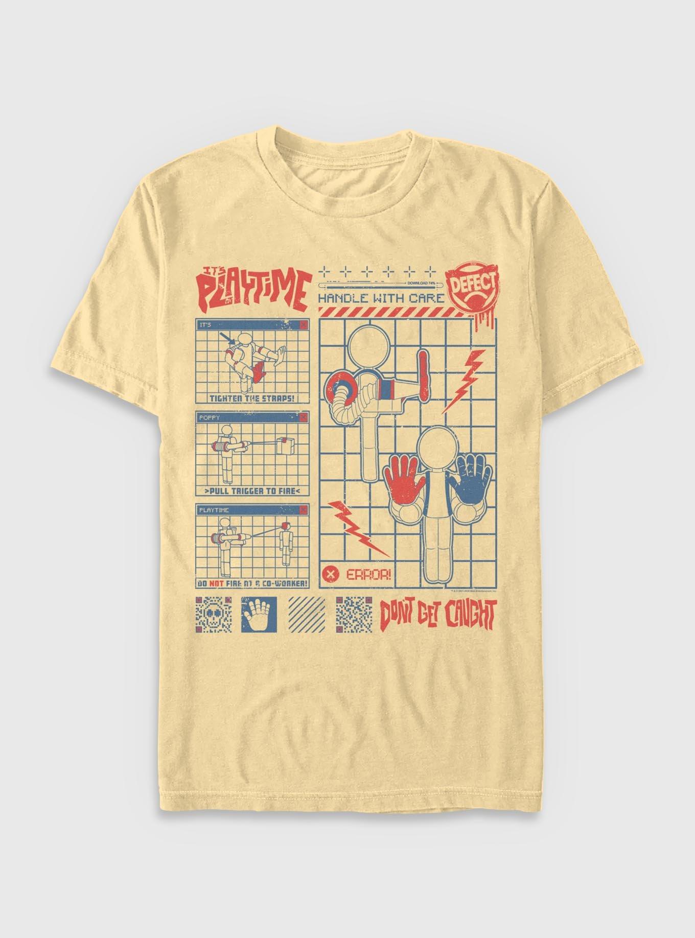 Poppy Playtime Player Don't Get Caught Garment Dye T-Shirt