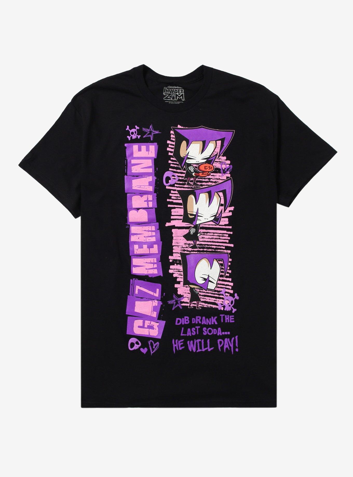 Invader Zim Gaz Collage TShirt Graphic Tee | Graphic Tee | Unisex Shirt | Top Trending Fashion