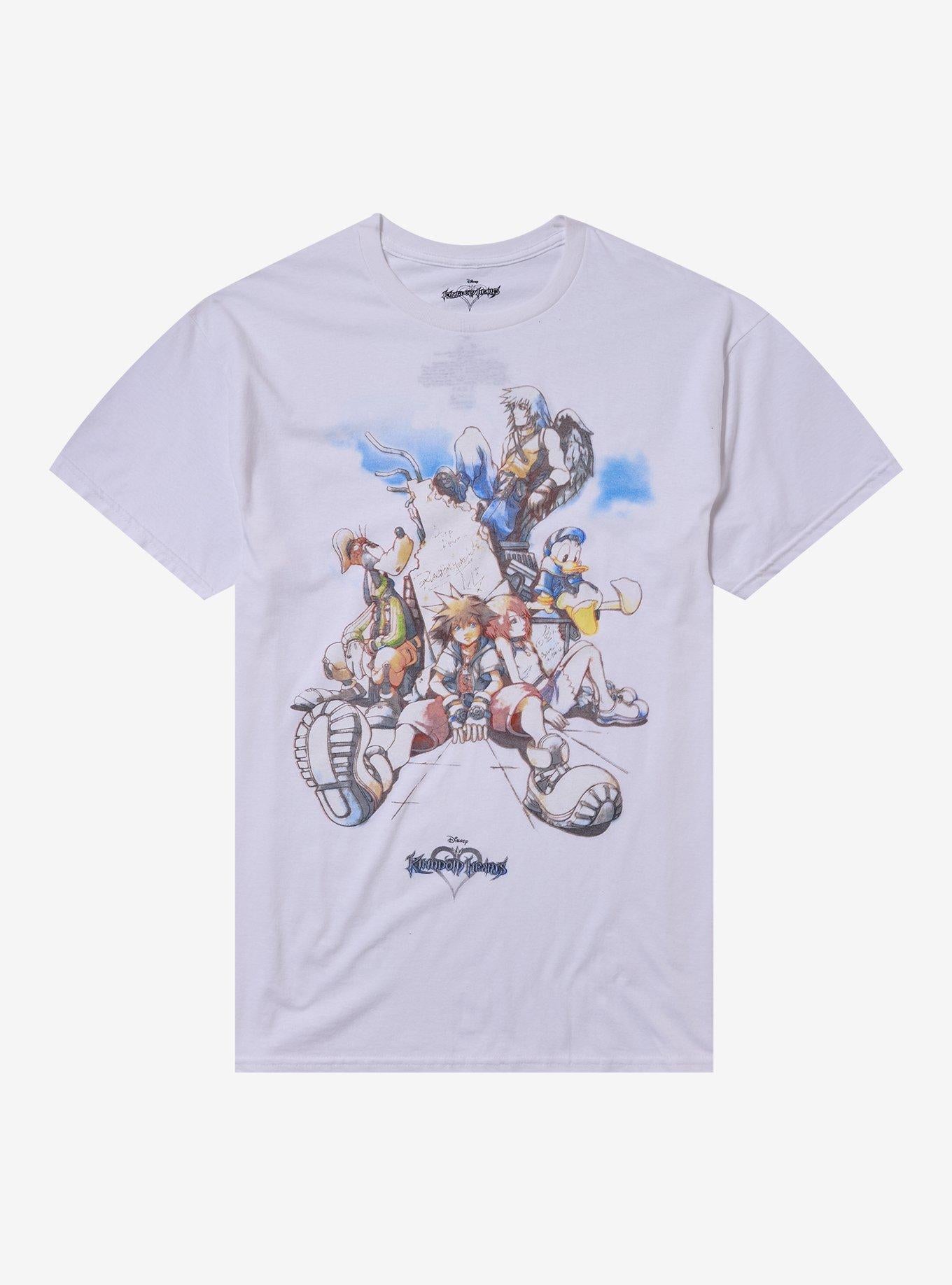 Disney Kingdom Hearts Sketch Poster TShirt Graphic Tee | Graphic Tee | Unisex Shirt | Best-Selling Design