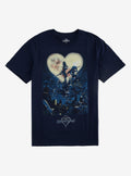 Disney Kingdom Hearts Group Moon Poster TShirt Graphic Tee | Graphic Tee | Unisex Shirt | Best-Selling Design