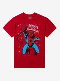 Marvel SpiderMan Holiday TShirt Graphic Tee | Graphic Tee | Unisex Shirt | High-Quality Print