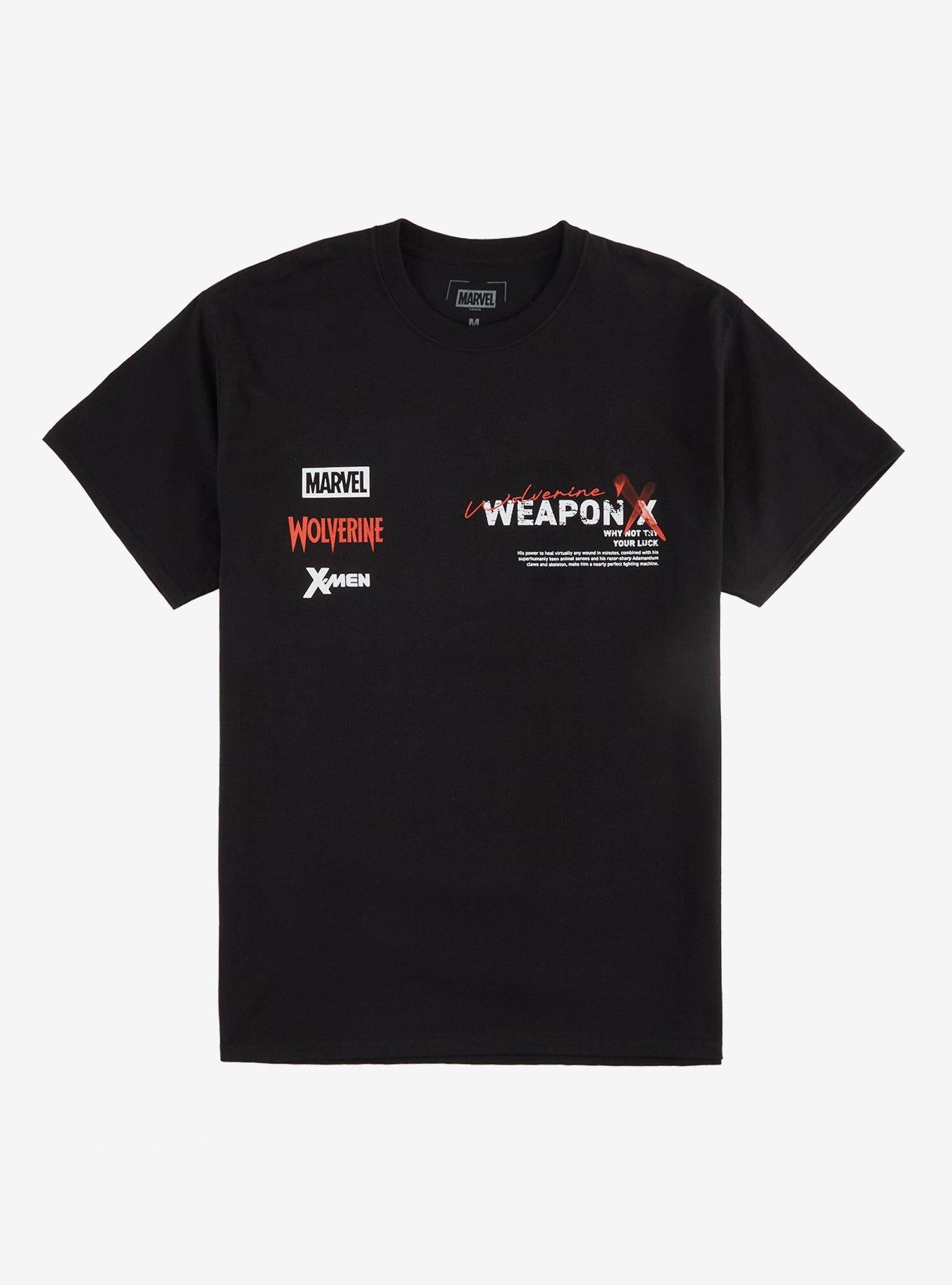 CVLA Marvel XMen Wolverine Weapon X TShirt Graphic Tee | Graphic Tee | Unisex Shirt | High-Quality Print