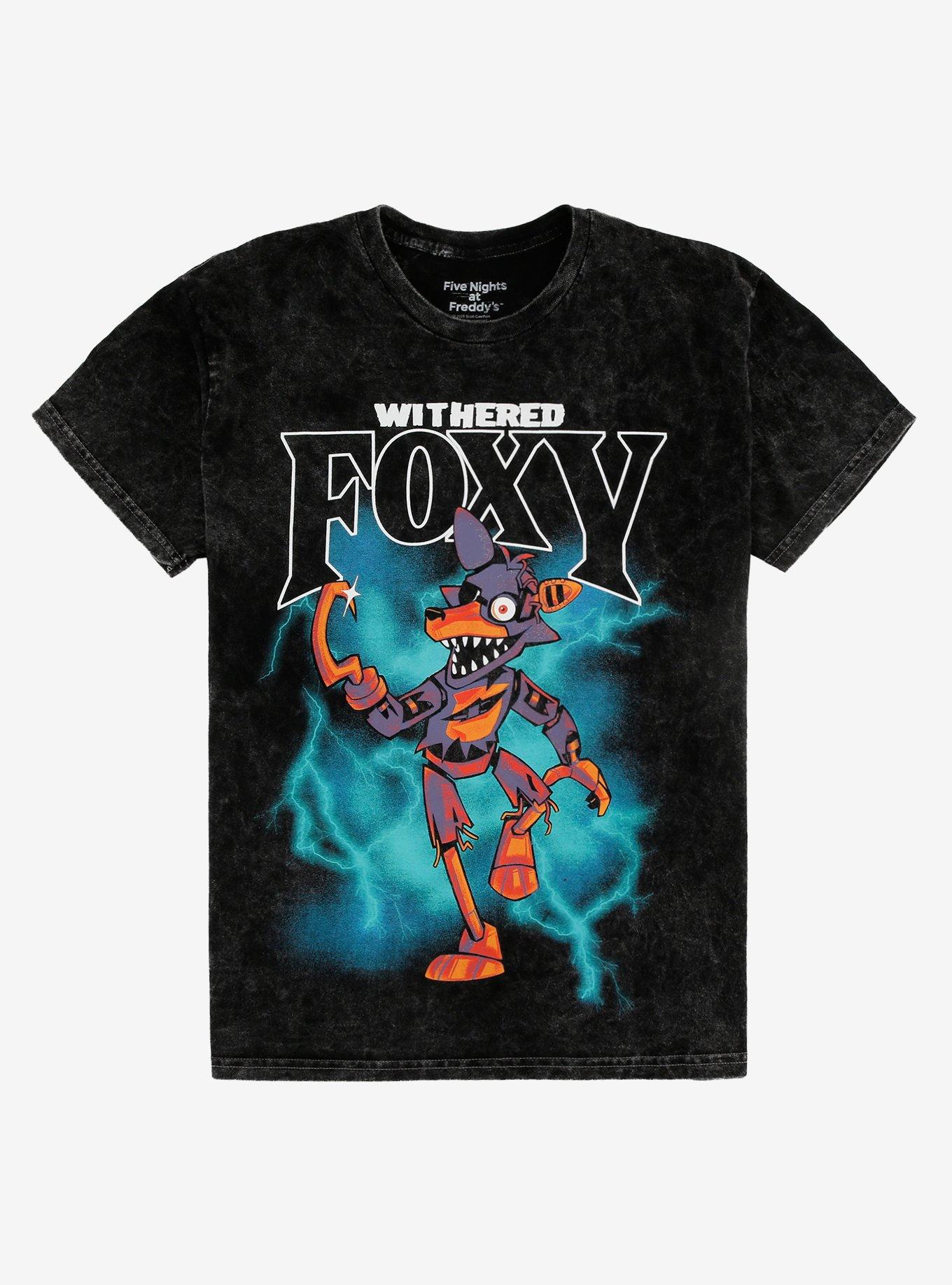 Five Nights At Freddys Withered Foxy TShirt Graphic Tee | Graphic Tee | Unisex Shirt | Comfortable Daily Wear