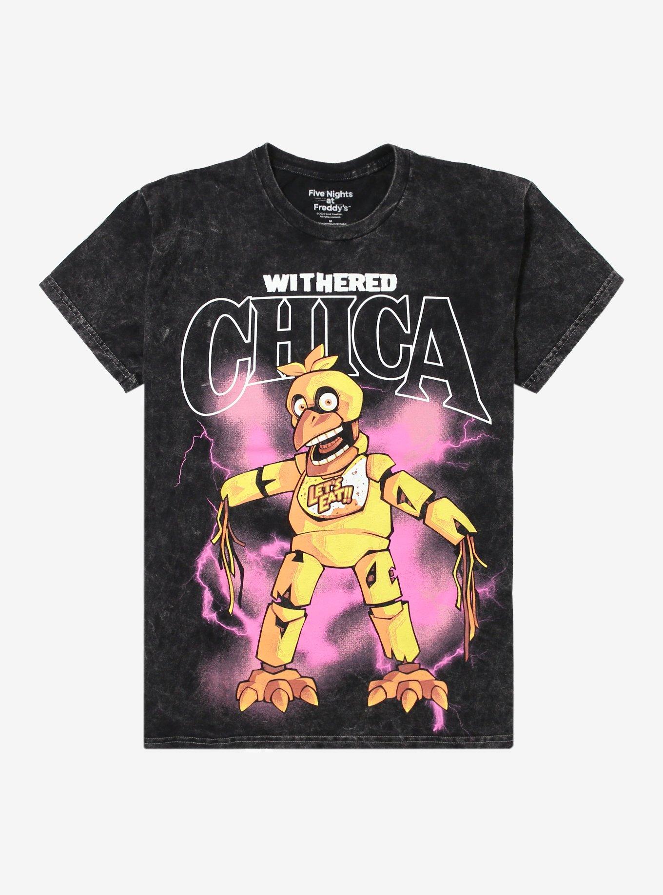 Five Nights At Freddys Withered Chica TShirt Graphic Tee | Graphic Tee | Unisex Shirt | Premium Quality Apparel